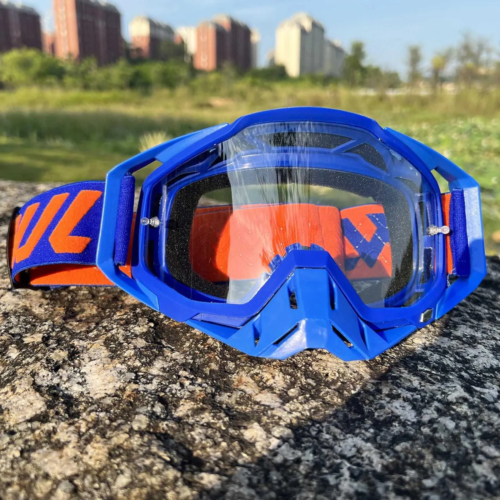 Gafas de sol de motocicleta WJL Gafas de motocross Gafas de sol de  motocicleta Hombre MTB ATV Máscara Protección a prueba de viento Esquí  Ciclismo