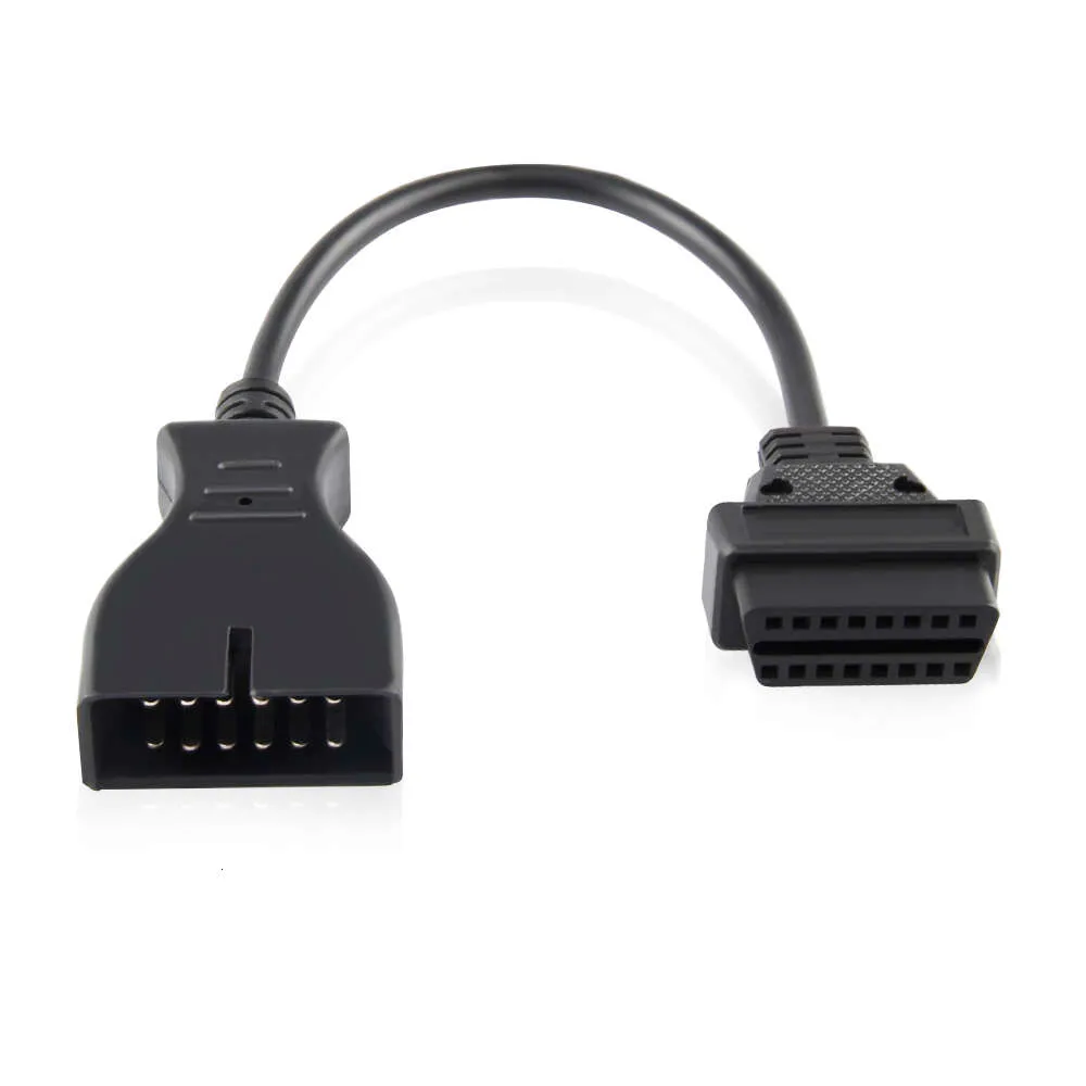 Nouvelle offre spéciale 2023 le plus récent connecteur OBD 2 OBD2 pour GM 12 broches adaptateur à 16 broches câble de Diagnostic GM 12 broches pour véhicules GM livraison gratuite