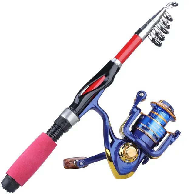 Sougayilang Telescopic Rod & Reel Set: 5.2m Telescope, 1 Gear Ratio,  Spinning For Seawater Fishing, 1.0/1.5m Length, Ideal For Pesca And  Saltwater From Ren06, $17.6
