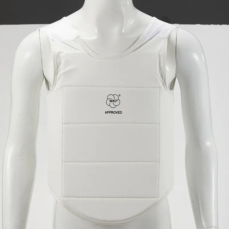 Alomejor Protège-Poitrine De Karaté Taekwondo Gilet De Protection De Poitrine De Karaté Accessoire De Protection