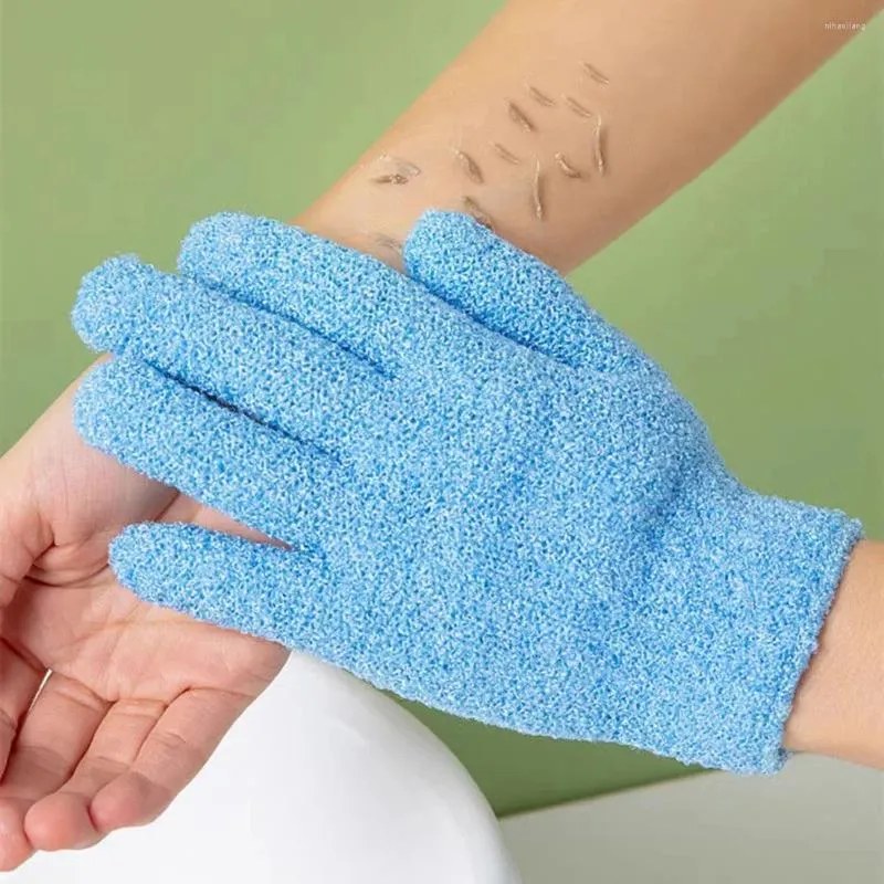 Wegwerphandschoenen 1PC Douche Lichaamsborstel Elastisch Afvegen Peeling Exfoliërende Accessoires Badkamer MiGlove