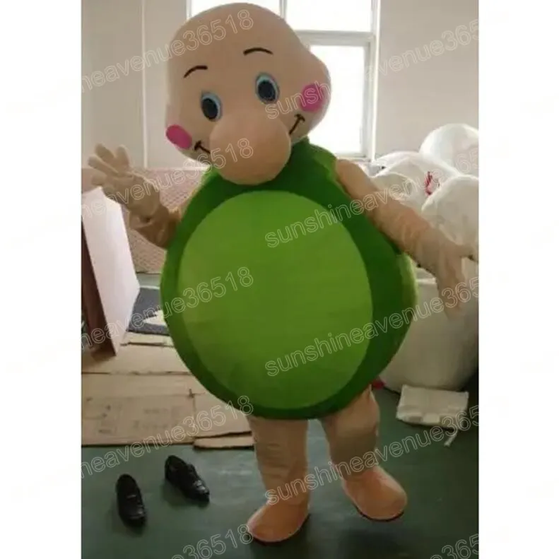 Costume de mascotte de tortue de taille adulte, personnage de thème de dessin animé, carnaval unisexe, fête d'anniversaire d'Halloween, tenue d'extérieur fantaisie pour hommes et femmes