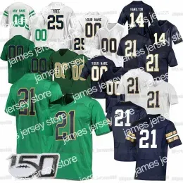 Football Jerseys Custom Men Women Youth Notre Dame Football Jersey Kyle Hamilton Tremble Michael Mayer TaRiq Bracy Joe Montana Jerome Bettis