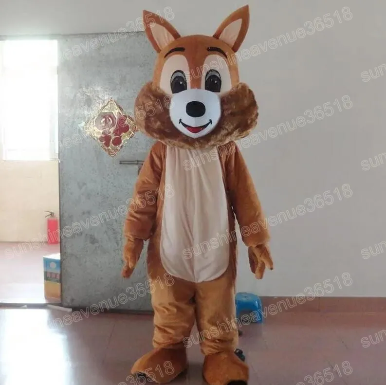 Erwachsene Größe Big Tail Eichhörnchen Maskottchen Kostüm Cartoon Thema Charakter Karneval Unisex Halloween Geburtstag Party Fancy Outdoor Outfit für Männer Frauen