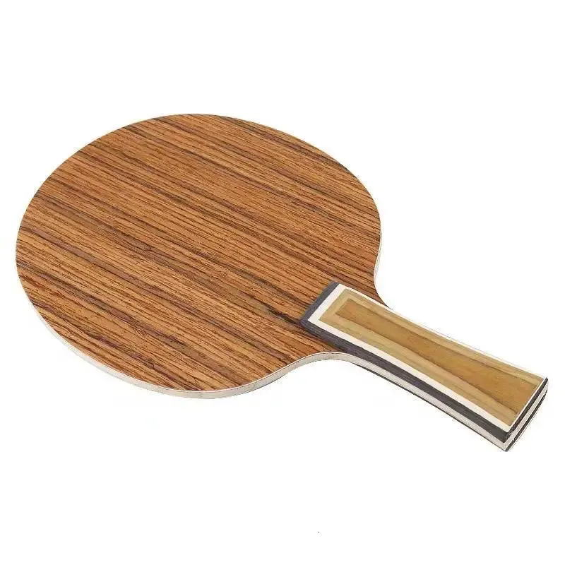 GLFILL Raquette de Tennis de Table Plaque Inférieure 5 Plis Lame de Ping-Pong Manche Long 6mm Raquettes d'Entraînement Sportif