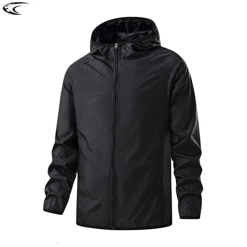 Vestes pour hommes LNGXO Hommes Femmes Randonnée Imperméable Protection Solaire Coupe-Vent Camping Escalade En Plein Air Manteau De Pluie Unisexe Portable Vêtements 231213