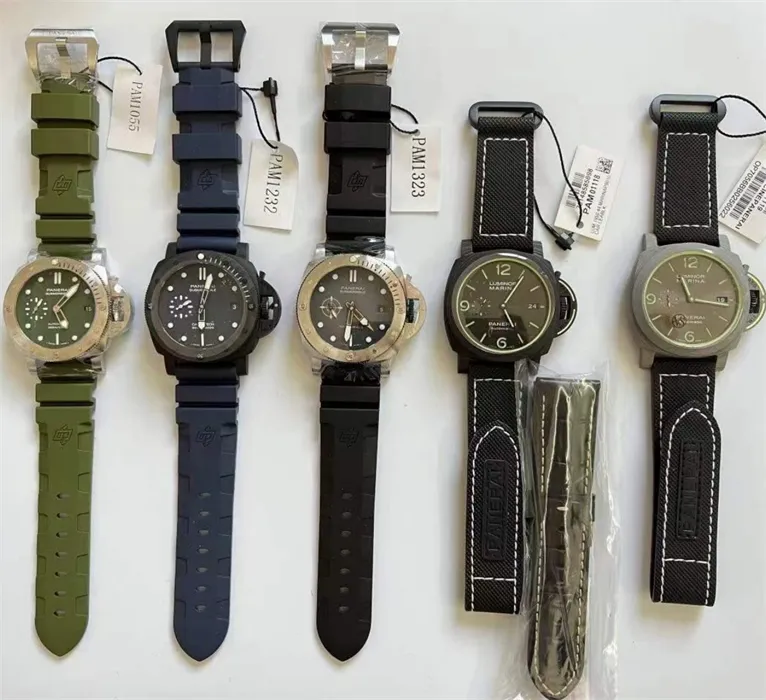 Vs Montre de Luxe męskie zegarki 47 mm Automatyczny ruch mechaniczny zegarek zegarek zegarków Zegarki RELOJES WRISTWATCHES