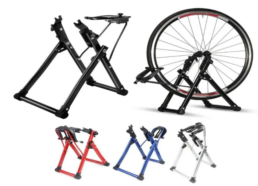 Support de réglage de roue de vélo, mécanicien à domicile, Support de montage, outil de réparation de vélo, 4 couleurs, 5875639