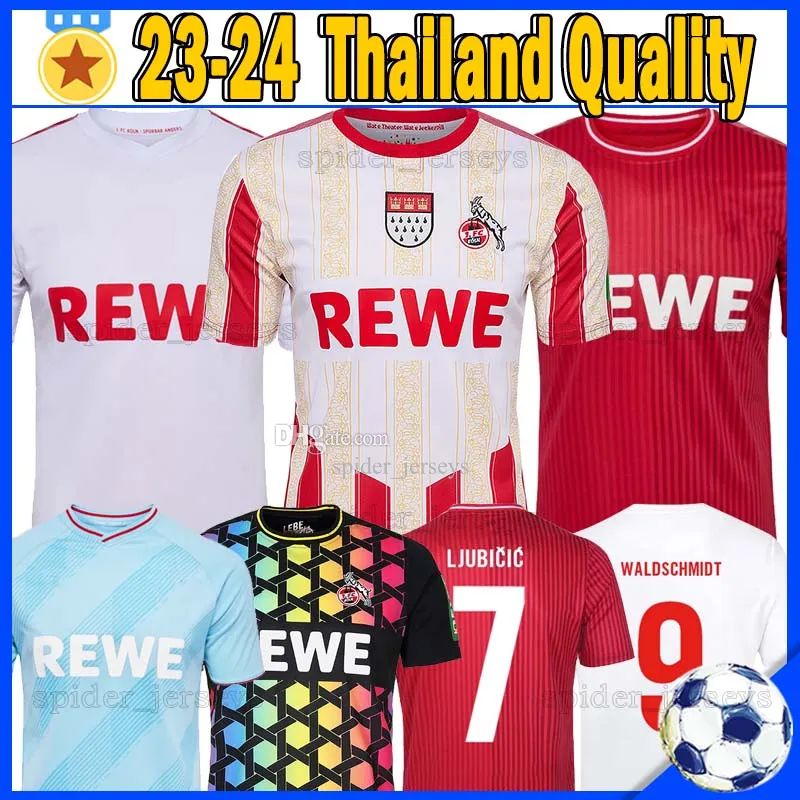 XXXL 4XL 23 24 FC KOln Soccer Jerseys MARTEL LJUBICIC WALDSCHMIDT 2023 2024 KAINZ UTH TLGGES SELKE Home Away goalkeeper Football Shirts Men Uniforms