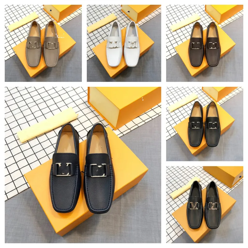 40Model Herren-Loafer aus echtem Leder, italienische Fahrschuhe, lässige Marken-Designer-Loafer-Männerschuhe, lässige Quaste, Slip-on-Mokassins, große Größe 38–46