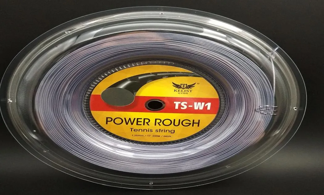 Kaliteli Büyük Banger Polyester Tenis String Reel 200m Polyester 660ft gri renk1889519