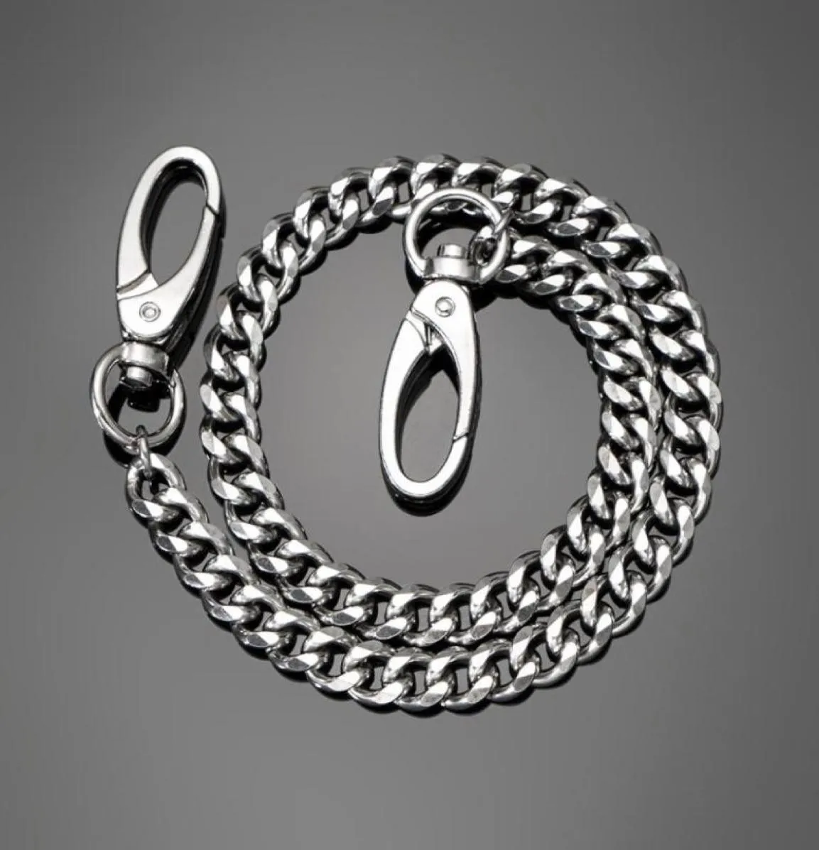 Łańcuchy punkowe metalowe spodnie ze stali nierdzewnej łańcuch talii mężczyźni kobiety kluczowe portfele dżinsy unisex hypo biżuteria prezent 6700599