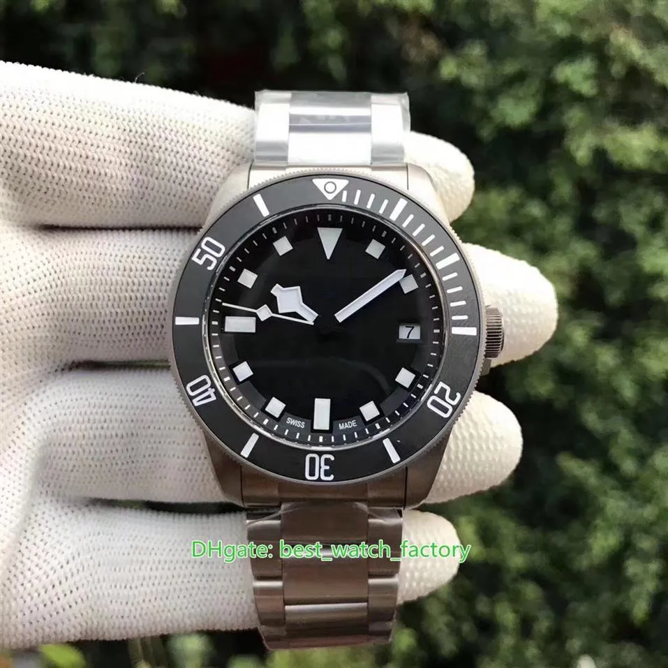 2 Color Super Quality Watches ZF Maker 42mm 25600 25600TN 25600TB Titanium Sapphire Glass Cal MT5612 Movement Automatic234S