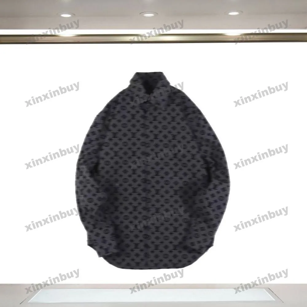 Xinxinbuy Men designer tee t shirt flocking brev utskrift kort ärmdom bomull kvinnor svart vit blå grå röd s-4xl