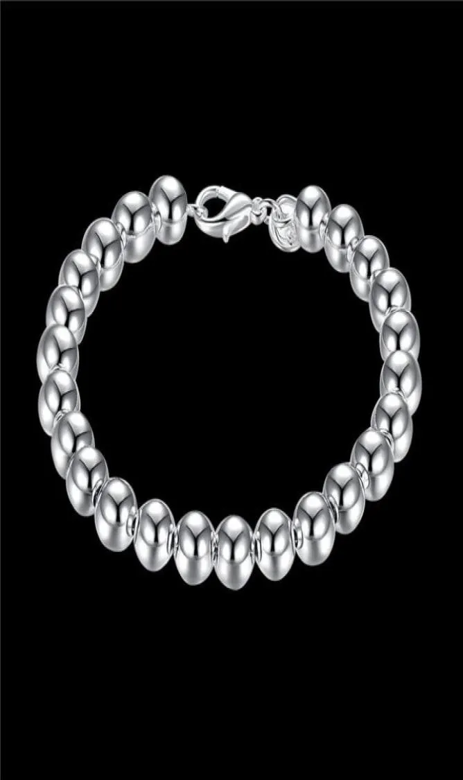 Regali di nozze Bracciale in argento 925 cavo 8M JSPB126Bracciali con ciondoli placcati in argento sterling per uomo e donna regalo bestia1548299