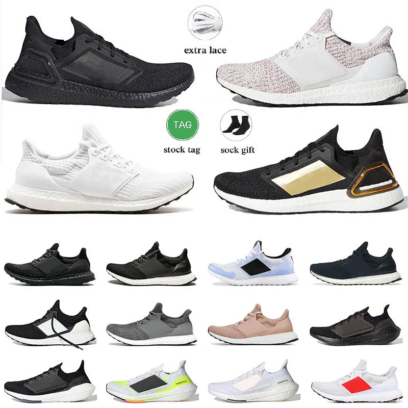 Top Quality Ultraboosts 3 4.0 Chaussures de course Hommes Femmes Ultra Runs Triple Blanc Noir Cendre Pêche Solaire Jaune Tennis Sport Sneaker 36-47