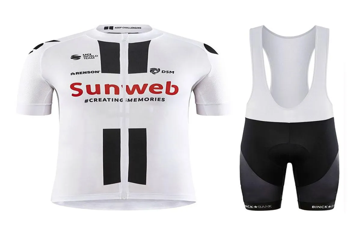 Jersey Cycling Set 2020 Pro Team Sunweb Cycling Odzież Menwomen Summer oddychanie mtb rowerowe koszulki szorty 3952192