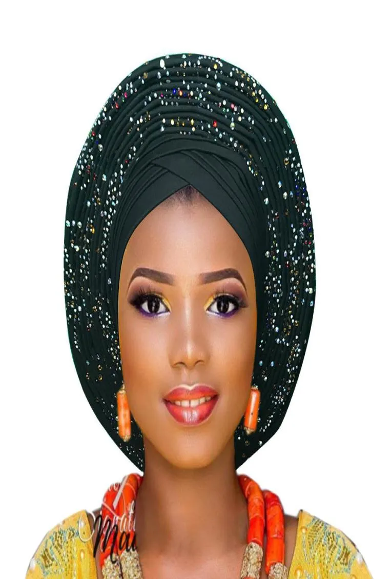 Auto gele aso oke headtie for aso ebi ready to wear headtie gele LJ2010265015454