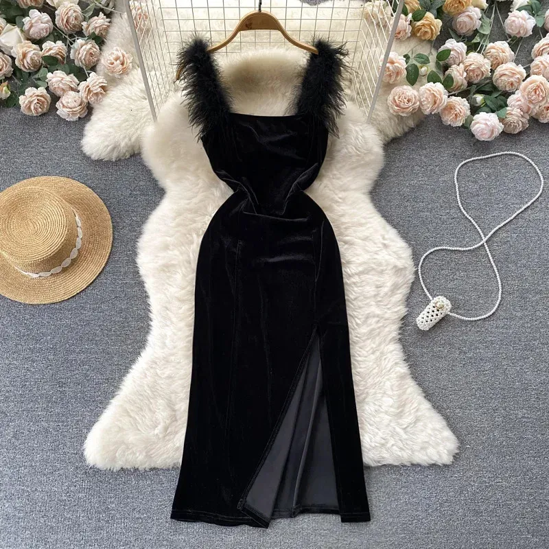 white christmas dresses Chiffon Strapless Scarf Slit Gown by Ladivine CD383 – ABC Fashion main image 1