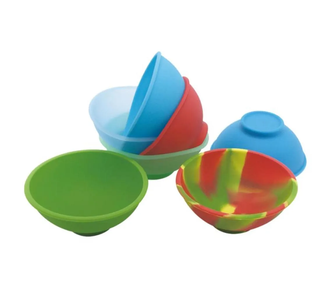 Pot de cuisine en Silicone, 50 pièces, récipient pour concentré de cire d'herbes, bols à pincer en caoutchouc de Silicone pour concentré 4401987