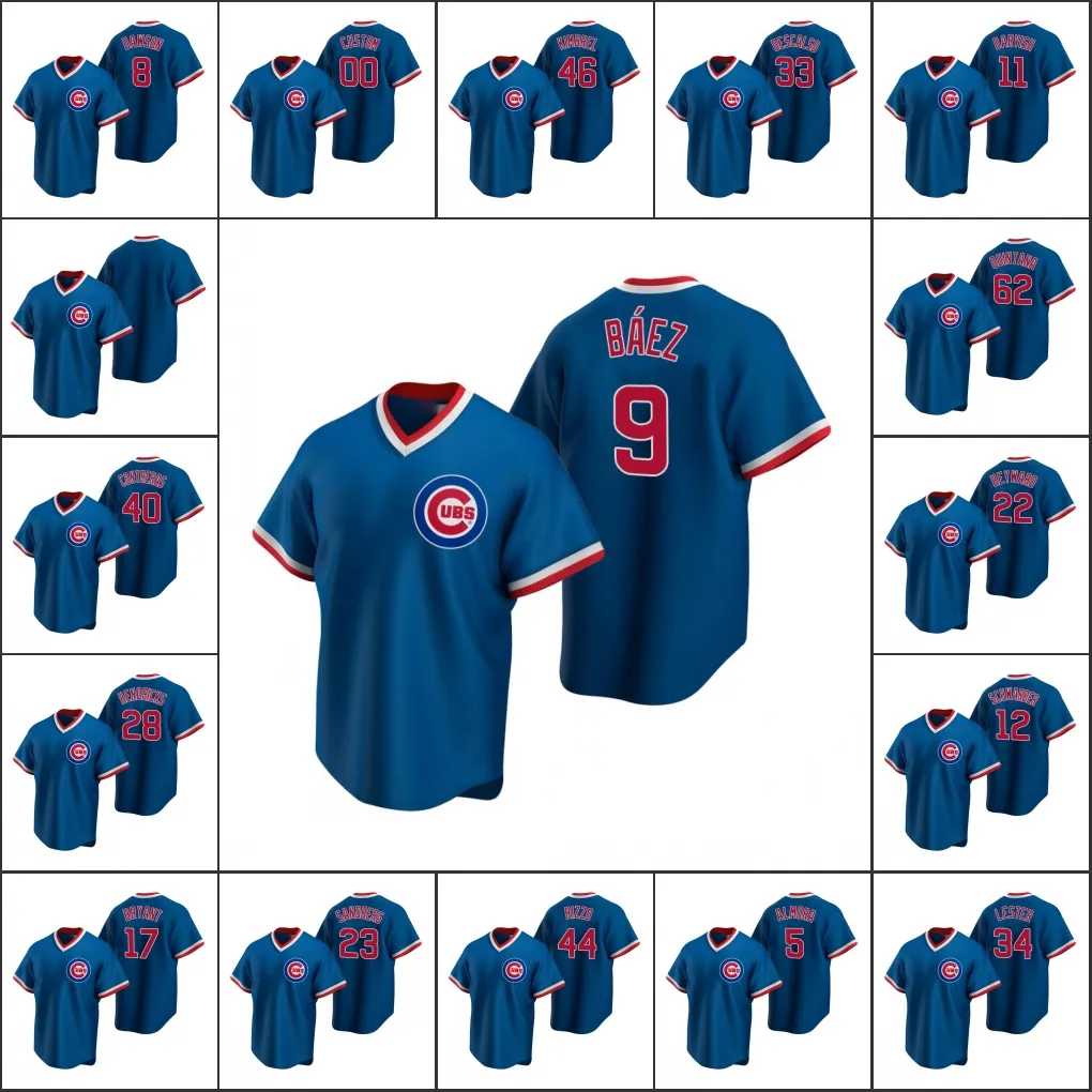 Cubs baez sales youth jersey