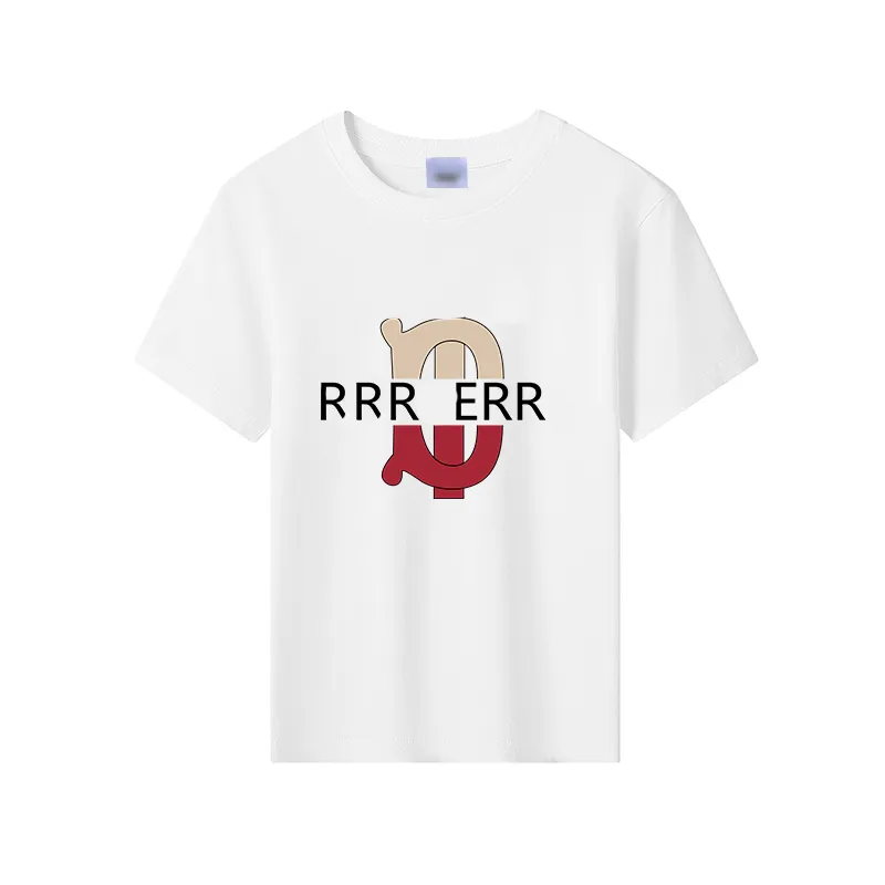 Designer B T Shirts Boys Girls Summer Childrens Pure Cotton Kort ärmar Kidskläder Essentials Luxury Tshirts Youth Outfits CSD2312131