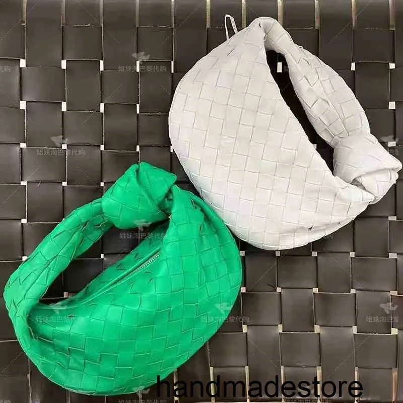 Sacs à main Venetaabottegaa Mini Designer Jodie Knot Sac sous les bras Une épaule Sac à main Croissant Cuir véritable