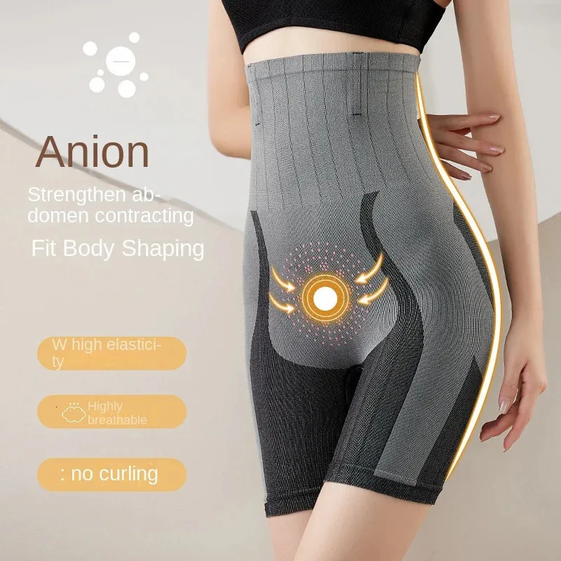 Faja moldeadora de cintura alta para mujer, faja de cintura alta con control abdominal, pérdida de peso después del entrenamiento, ropa interior 231213