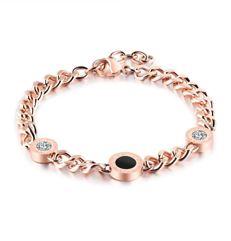 Charms Bracelets for Women Luck Bangle Chain Link Classic Love Pendant Bracelet Trendy Vintage Femelle Bijoux Fashion Girls Birtd8053591
