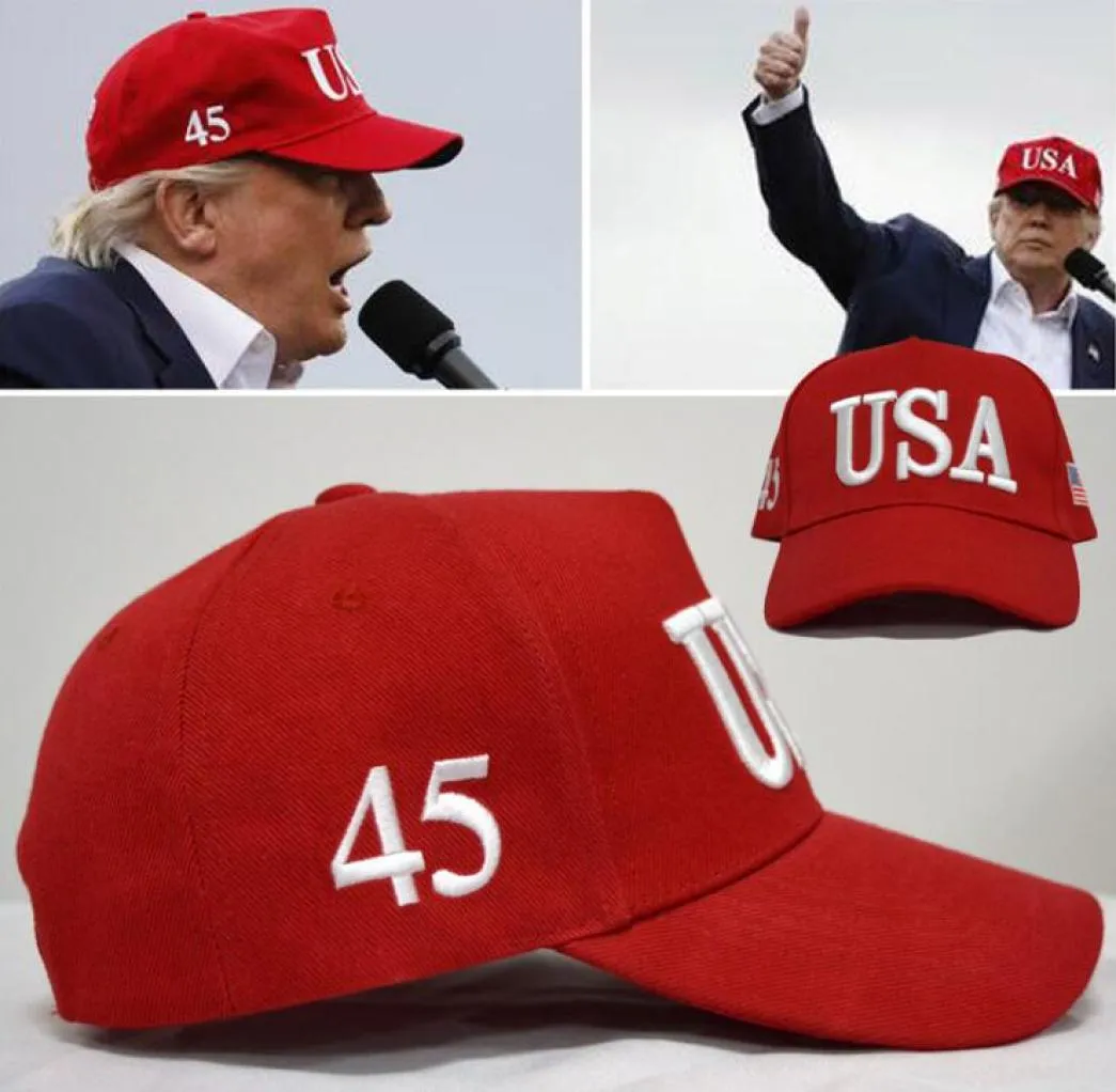 Snapback Sombreros deportivos Gorras de béisbol Bandera de EE. UU. Para hombre Moda para mujer Adulto Ajustable Donald Trump Hat KKA40504391607