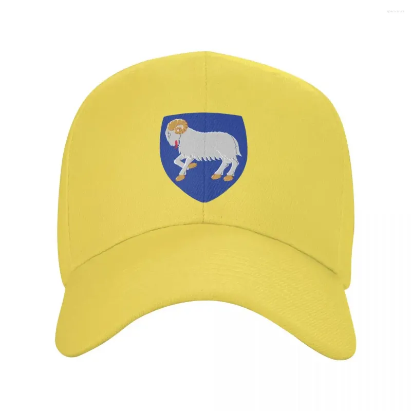 Ball Caps Fashion Coat Of Arms The Faroe Islands Baseball Cap Women Men Breathable Trucker Hat Outdoor