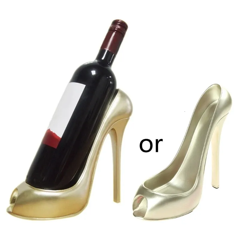 Tabletop Wine Racks High Heel Shoe Bottle Holder Stylish Rack Gifts Basket Accessories 231213