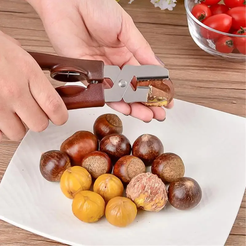 Cortador De Castañas De Acero Inoxidable - Abre Castañas, Avellanas Y Frutos Secos Fácilmente