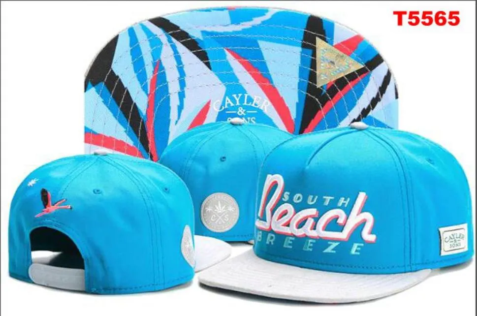 Snapback Caps South Beach Breeze Hats Justerbara hatt Snapbacks varumärke Casquette Gorras Hat For Men Women 7000889