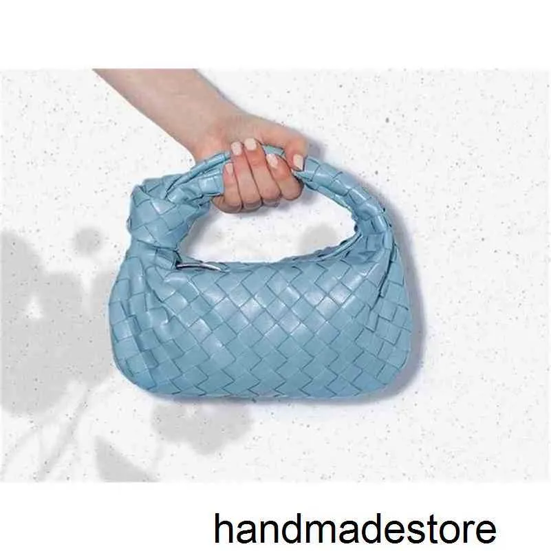 Bag Women Jodie Venetaabottegaa Handväskor Designer Knutad Mini Woven Position Explosive Store Cowhide Cloud Is Green Leather Handbag