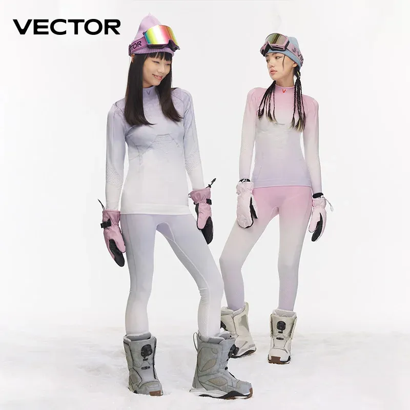 Sous-vêtements thermiques pour hommes VECTOR 2023 Femmes Ultra Doux Hiver Séchage rapide Base Layering Set Microfibre Polaire Long Johns Vêtements Pantalons 231212