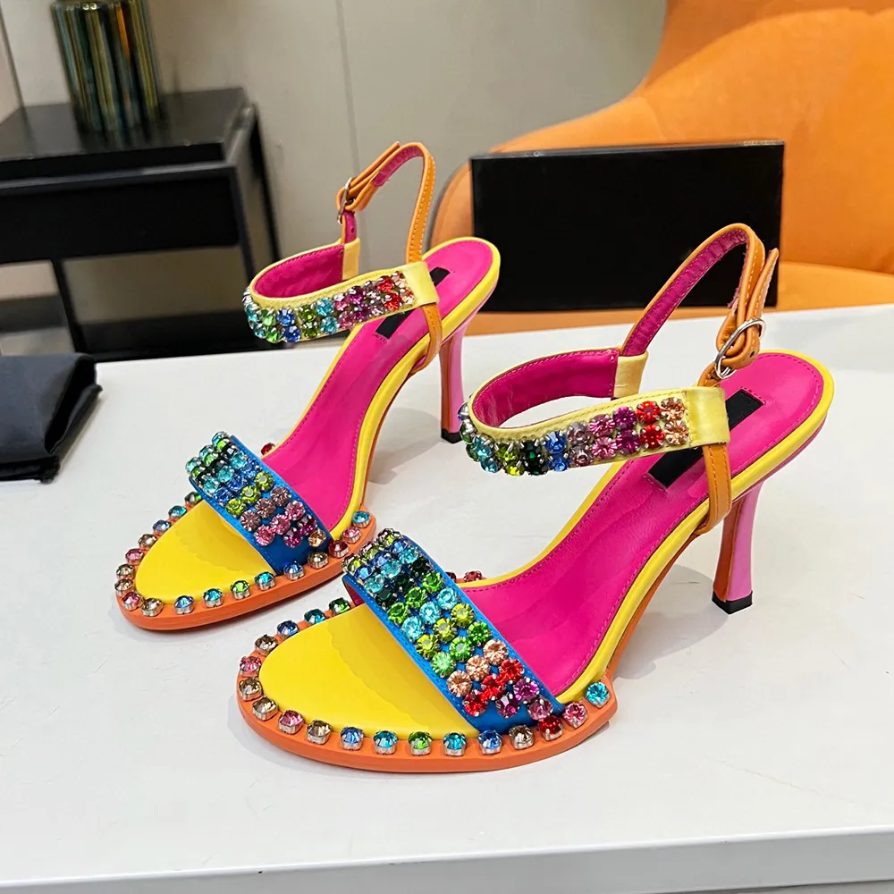 Fame crystal embellished evening shoe sale