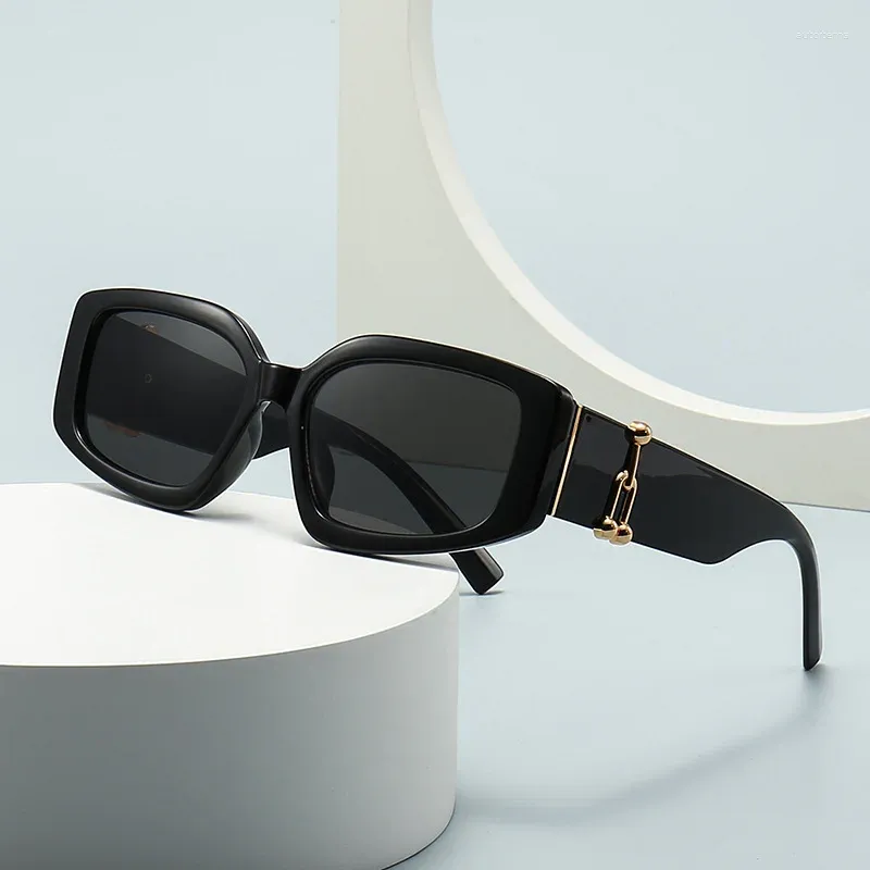 Óculos de sol clássico quadrado designer mulheres para homens tendências óculos de sol vintage punk senhoras tons modernos óculos