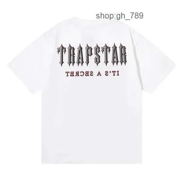 Trapstar Designers Mens T Shirt Summer Loose Tees Fashion Man Casual Shirt Luxurys Clothing Street Short Sleeve Women T shirts Size S-XXL 4 LEOW