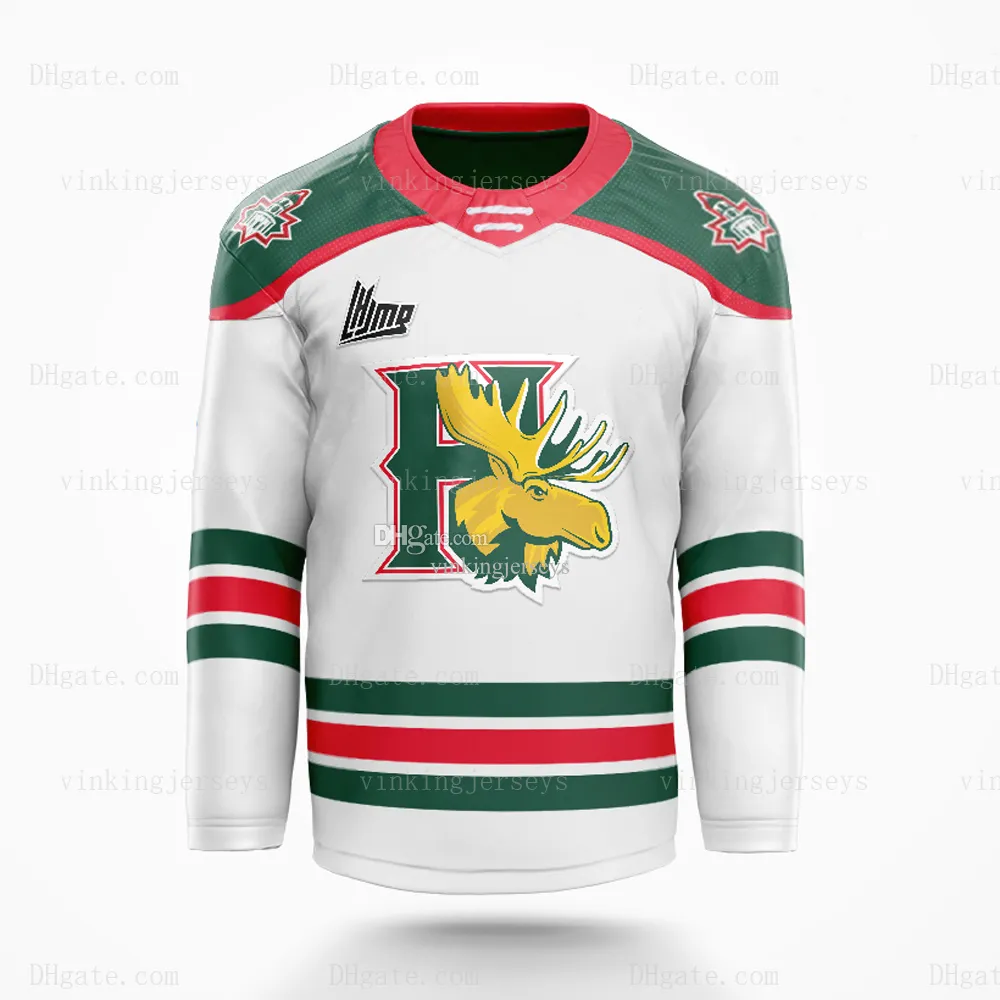 QMJHL Halifax Mooseheads Jerseys Custom Any Name Number White Red Green From 27 01 DHgate
