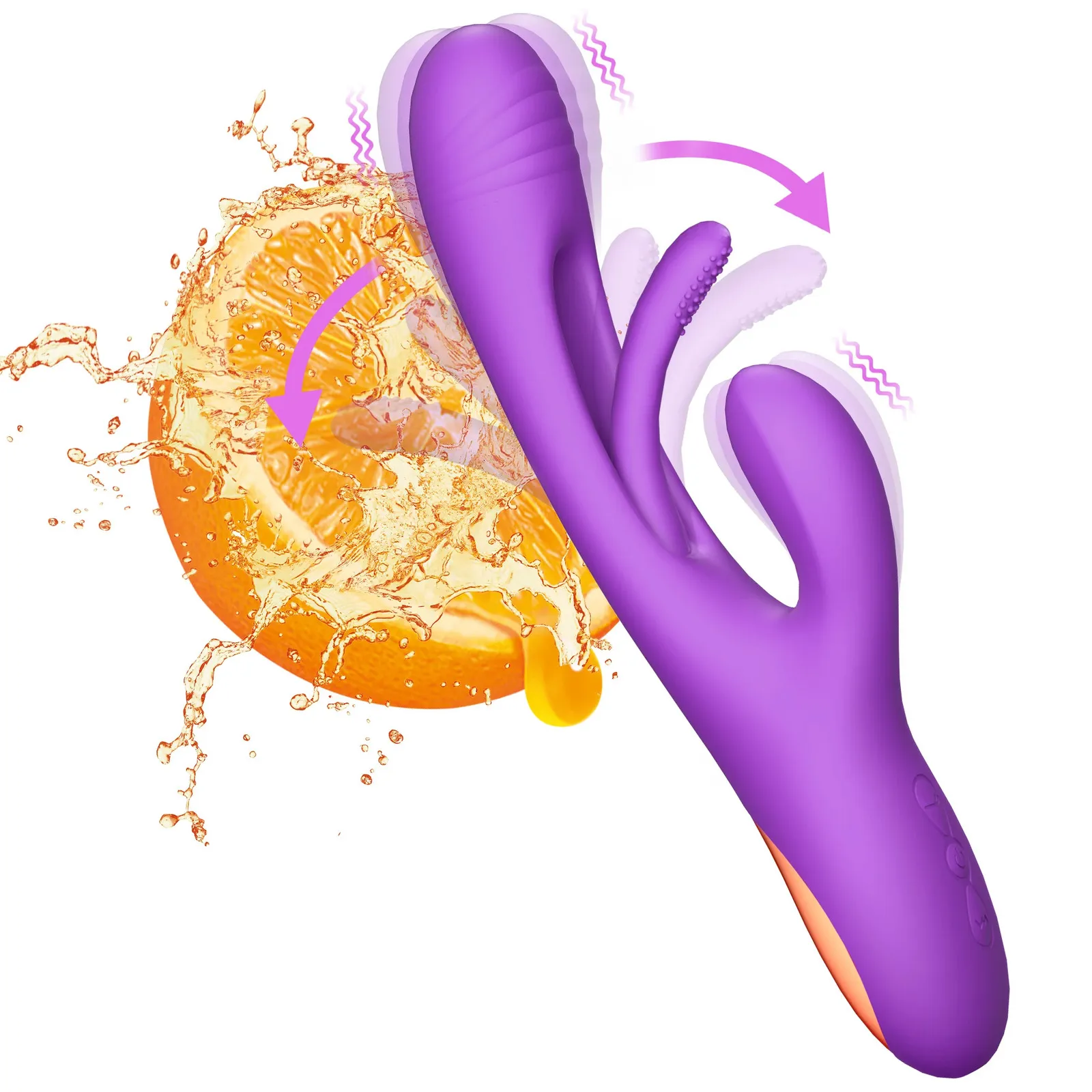 Vibratoren Rabbit Tapping GSpot-Mustervibrator für weiblichen Klitorisstimulator, leistungsstarkes 21-Modus-Sexspielzeug, falsche Penisprodukte für Erwachsene 231213