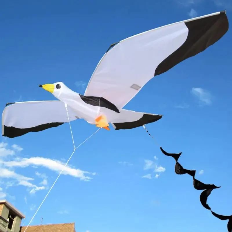 Kite Accessories 3D Colorful Seagull Stunt Flying Easy Assembled kites Outdoor Sport for kids 231212