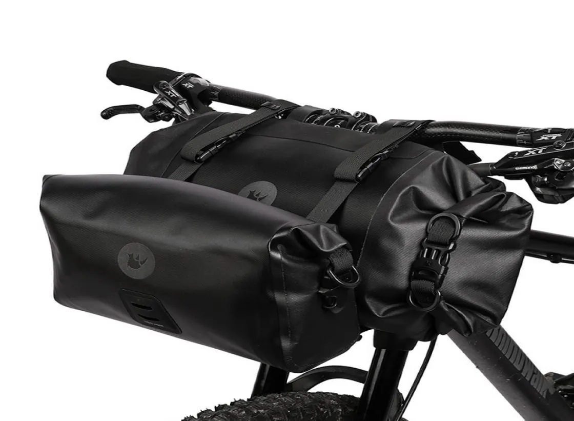 2 PCS Rhinowalk 2021 Bicycle Bag Waterproof Big Capacity Handlebar Bag 2piece Front Tube Cycling Bag MTB Frame Trunk Bike Accesso8039895