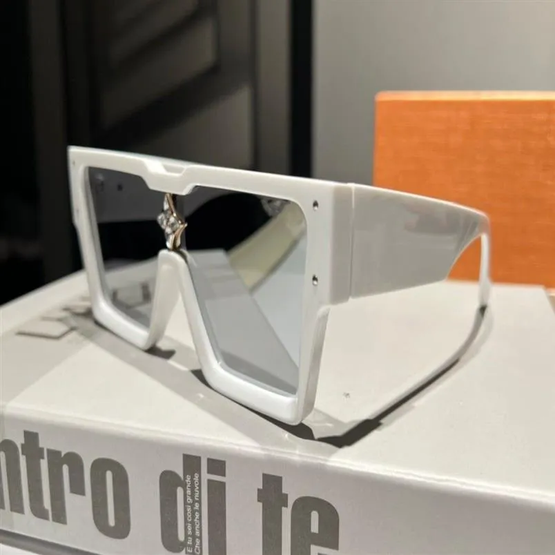 Дизайнерские солнцезащитные очки Cyclone для мужчин и женщин, модные квадратные мужские солнцезащитные очки в большой оправе, большие очки, солнцезащитные очки-миллионер Plank 208q