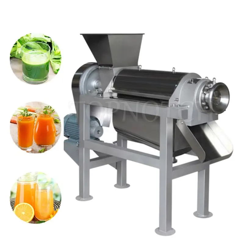 Stainless Steel Fruit Apple Watermelon Mango Pineapple Juice Screw Crusher Juicer Extractor Machine