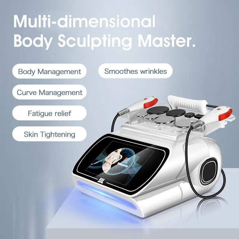 Comprehensive 448K Radio Frequency Skin Beauty Muscle Relaxation Massage Device Fat Removal Facial Contouring Wrinkle Reduction Beauty Master