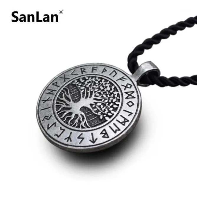 Chains Yggdrasil Rune Viking Tree Of Life Pendant Necklace Celtic World Norse Mythology Nordic Necklaces Charm Jewelry12118090