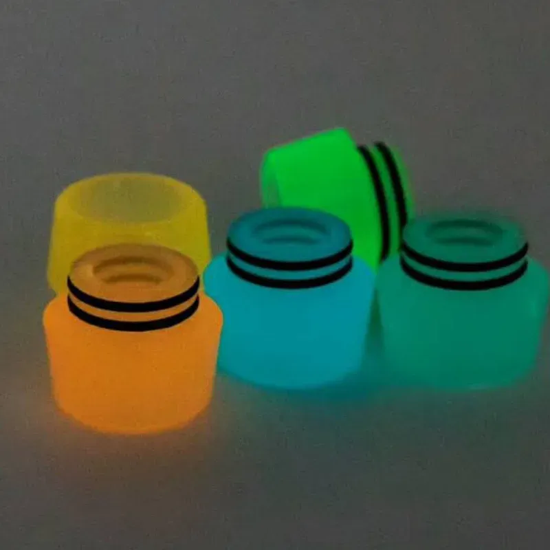 810 Mouthpiece Luminous Drip Tip Noctilucent Mushrooms Wide Bore Driptip for 810 Smoking Accessories DHL Free