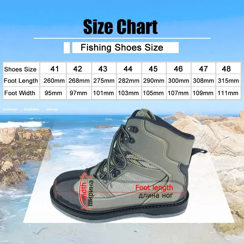 Water Shoes Fly Fishing Waders Outdoor Hunting Wading Boots Upstream Anti  Slippery Felt Or Rubber Sole Rock Fishing Shoes The Fishing Outfit 231213  From Jia06, $69.18
