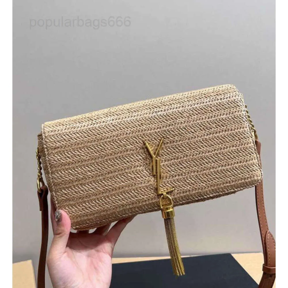 Bag Y Straw Cross-body Designer New Handbag Geometric Quilting Elegant Gaby Envelope Flap Dinner Party Small Square High version